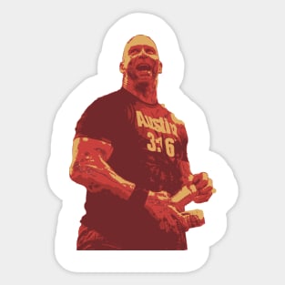 3 : 16 | wrestler Sticker